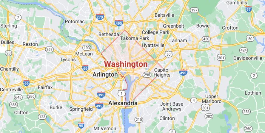 What is 571 Area code Washington DC