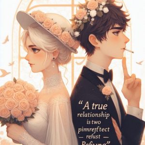 a true relationship isn’t about perfection. It’s about two imperfect people who refuse to give up on each other.