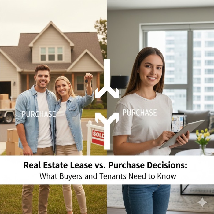 Real Estate Lease vs. Purchase Decisions: What Buyers and Tenants Need to Know